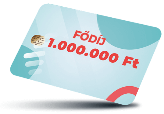 3x1.000.000 Ft főnyeremény!